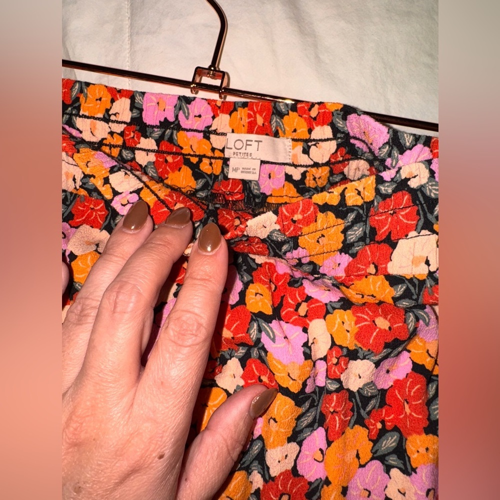 π§‘ Loft Floral Flounce Flowy mini Skirt - Picture 6 of 6